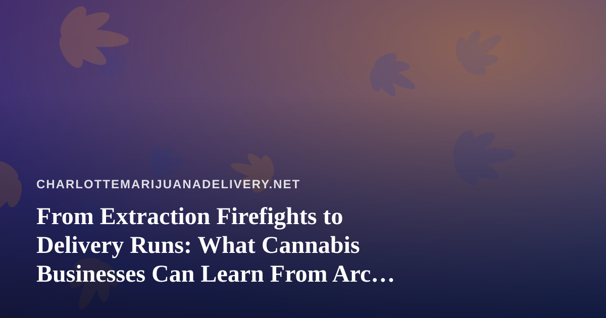 From Extraction Firefights to Delivery Runs: What Cannabis Businesses Can Learn From Arc Raiders and Wardogs Streamers